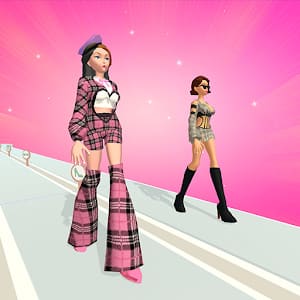 Lady Fashion Run - Running Fashion Game