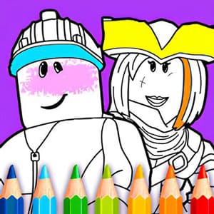 Roblox Coloring Game