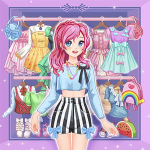 Cute Anime Girl Dress Up