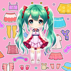 DIY Anime Doll Dress Up