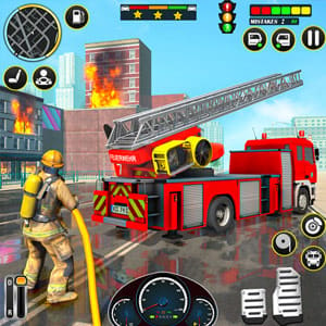 Fire Truck Driving Simulator