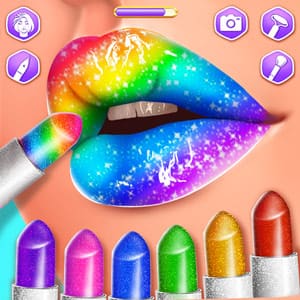 Creat Lip Art With Lipstick Makeup Online For Free