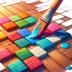 Paint Tiles Puzzle