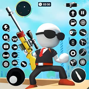 Stickman Sniper: Western Gun